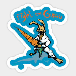 Fight or Gnaw Sticker